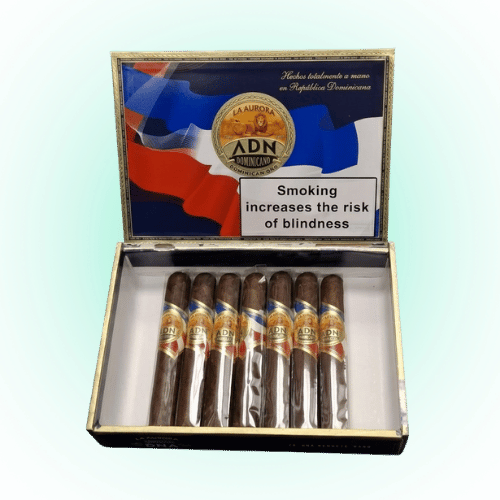 Luxury Cigars – La Aurora ADN Dominicano Robusto | Box of 20 Handmade Full-Bodied Dominican Cigars