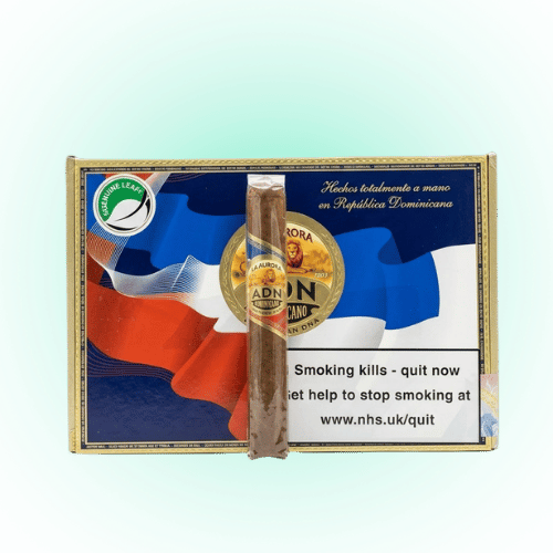 Luxury Cigars – La Aurora ADN Dominicano Robusto Box of 20 Handmade Full-Bodied Dominican Cigars