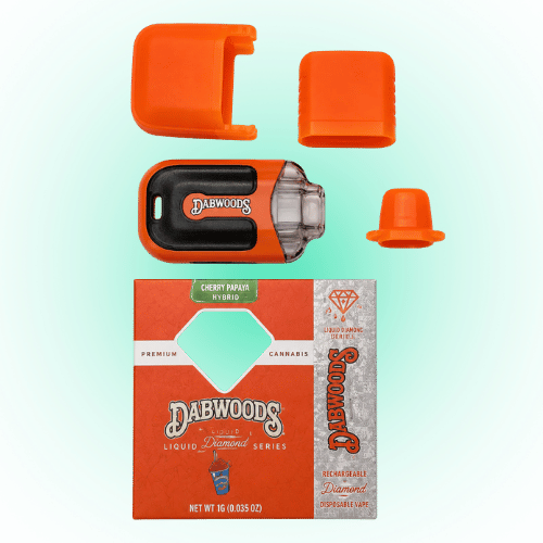 New 1ML Dabwoods Liquid Diamond Series Empty Cart | Premium Refillable & Reusable Empty Carts | Multiple Flavours