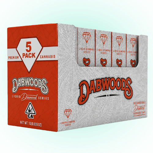 New 1ML Dabwoods Liquid Diamond Series Empty Cart | Premium Refillable & Reusable Empty Carts | Multiple Flavours