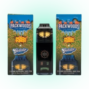 Packwoods Los Angeles 2ML Empty Vape Cart | Premium Refillable & Rechargeable Dual Flavour Cartridge