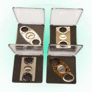 ZAAM Stainless Steel Cigar Cutter Compact Antique Guillotine Cutter with Multiple Designs