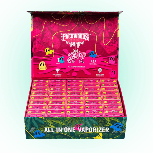 Packwoods x Runtz 1ml All-in-One Empty Vape Device – Rechargeable Refillable Vaporizer