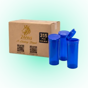 Blue 13 Dram Pop Top Containers Version Z – 80mm x 30mm PP Plastic Storage Pots, 315 Pack