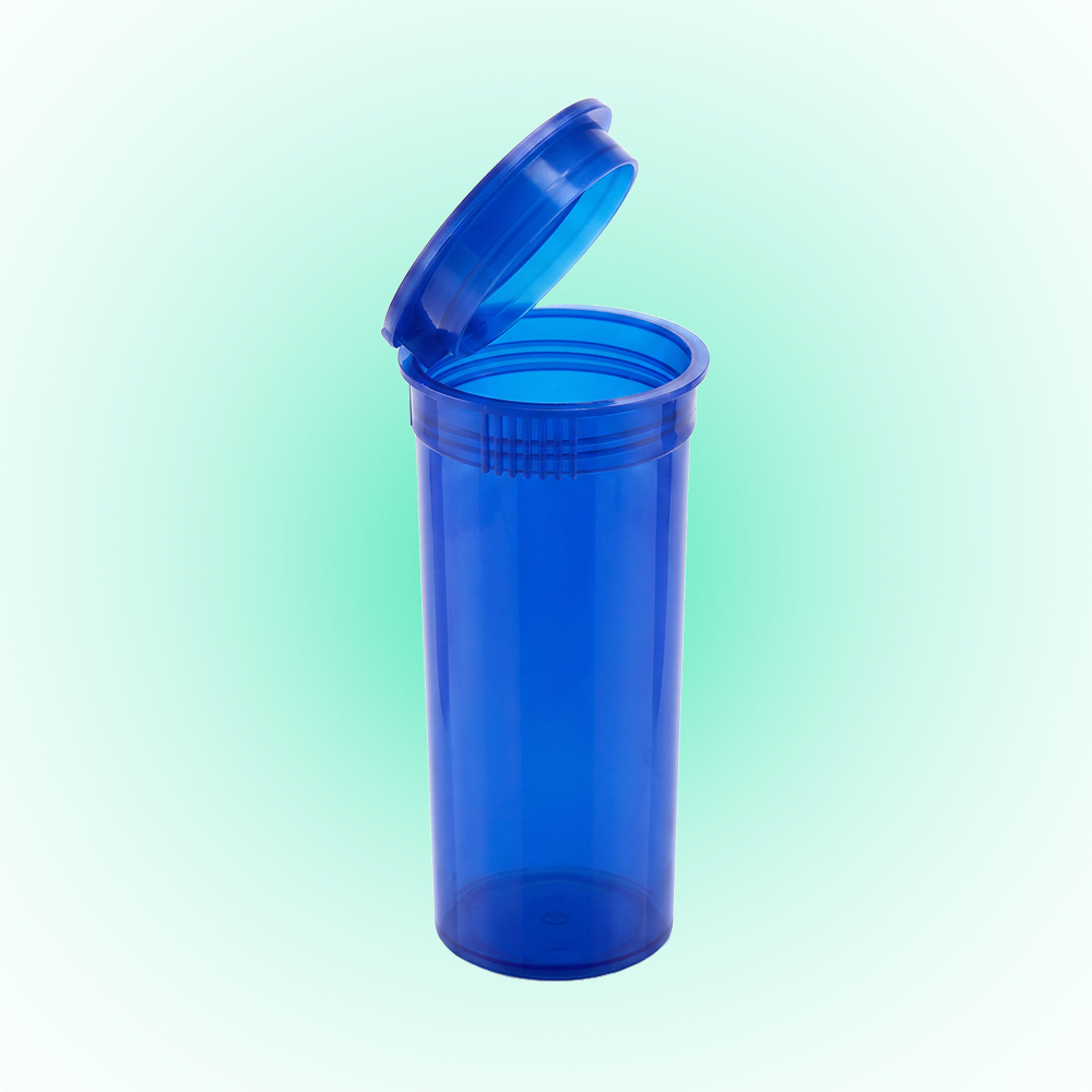 Blue 13 Dram Pop Top Containers Version Z – 80mm x 30mm PP Plastic Storage Pots, 315 Pack