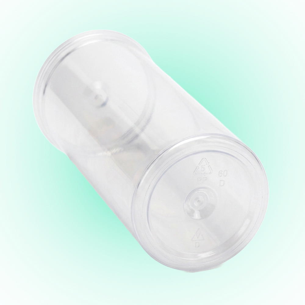 Clear 60 Dram Pop Top Containers – 75 Pack | PP Plastic | 13.5 x 4.5 cm