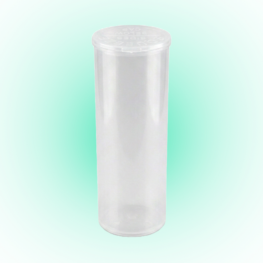 Clear 60 Dram Pop Top Containers – 75 Pack | PP Plastic | 13.5 x 4.5 cm