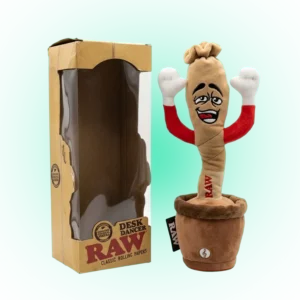RAW Desk Dancer – Sound-Activated Dancing Plush Collectible with USB Charging
